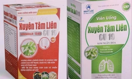 2 sản phẩm Xuyên tâm liên chưa được cấp phép nhưng đang được một số đối tượng sản xuất “chui”, quảng cáo điều trị được COVID-19 bày bán trên mạng xã hội 