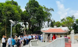 Buổi lễ khánh thành bi minh Thày Nguyễn Đình Thảng 