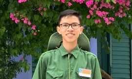 Nguyễn Nhật Huy từng đoạt giải Nhất Cuộc thi “Tuổi trẻ học tập và làm theo tư tưởng, đạo đức Hồ Chí Minh” năm 2020 Ảnh: NVCC 