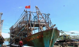 Tàu cá xa bờ ở Quảng Nam gặp khó khăn