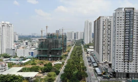 Một góc huyện Nhà Bè. Đây là huyện mới nhất ở TPHCM định hướng lên thẳng thành phố, thay vì lên quận 