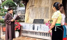 Một góc Khu lưu niệm Đền Lê Lợi Pú Huổi Chỏ 