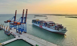 Hoạt động xuất khẩu của Việt Nam đã có độ mở lớn nên thị trường thế giới lao dốc thì ảnh hưởng ngay đến các doanh nghiệp trong nướcẢnh: Duy Quang 