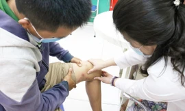 Mỗi ngày, Bệnh viện Da Liễu TPHCM đang tiếp nhận khoảng 30 trường hợp bị nhiễm độc kiến ba khoang 