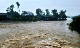 Mưa lớn làm ngập nhiều ngôi nhà, cây trồng ở huyện Lắk