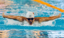 Quang Thuấn giành HCB 400m hỗn hợp ngay trong lần đầu dự SEA Games Ảnh: H.M 