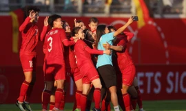 Những khoảnh khắc đáng nhớ của ĐT nữ Việt Nam trong năm 2023 Ảnh: Getty Images 