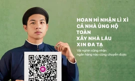 Đăng mã QR chờ lì xì ban đầu do một ứng dụng khởi xướng và thu hút khá đông người tham gia (ảnh được ứng dụng momo làm từ AI) 