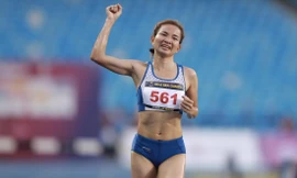 Nguyễn Thị Oanh thi đấu hai nội dung ở giải châu Á 