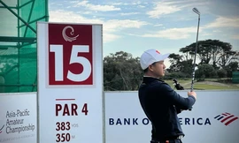 Nguyễn Anh Minh đánh +2 gậy vòng mở màn ACC 2023