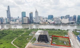 Vị trí lô đất dự kiến xây dựng Nhà hát Thủ Thiêm Ảnh: Phạm Nguyễn