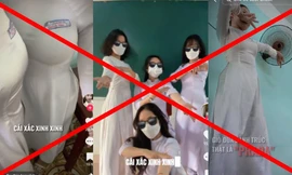 Những hình ảnh phản cảm gắn phần lời chế bôi nhọ nhân vật lịch sử