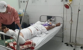 Ghe biển chuẩn bị ra khơi bất ngờ phát nổ làm ba người bị bỏng nặng