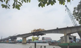 Hợp long cầu gần 640 tỷ đồng ở Cà Mau