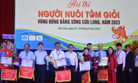 Đội Bạc Liêu đạt giải nhất ‘người nuôi tôm giỏi ĐBSCL’