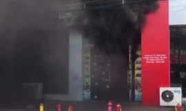 Hoả hoạn thiêu rụi nhiều xe máy mới ở Cà Mau