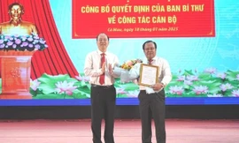 Công bố quyết định của Ban Bí thư về công tác cán bộ tại Cà Mau