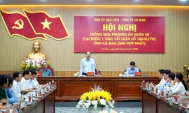 Cà Mau thống nhất phương án nhân sự Ban Chấp hành, Ban Thường vụ Tỉnh ủy sau hợp nhất với Bạc Liêu