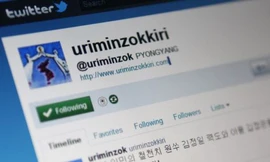 Tài khoản Twitter của trang tuyên truyền Uriminzokkiri Triều Tiên