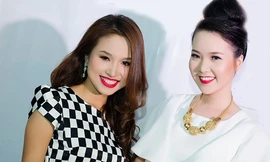 Vân Hugo đọ vẻ gợi cảm với Vân Á hậu