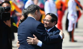 Thủ tướng Phạm Minh Chính tiễn Tổng Bí thư, Chủ tịch nước Trung Quốc Tập Cận Bình tại sân bay