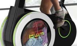 Xe đạp kèm máy giặt