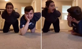 Thử thách thăng bằng trên TikTok: Con gái làm ngon ơ nhưng con trai bó tay chịu thua, bạn thì sao?