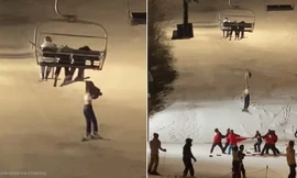 Ác mộng trên cáp treo: Cô gái 14 tuổi rơi khỏi ghế cáp, treo mình lơ lửng giữa không trung