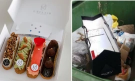 Góc cục súc: Gọi không ai nhận, shipper vứt hộp bánh vào thùng rác rồi chụp ảnh gửi khách