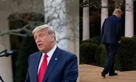 Tổng thống Donald Trump vừa phát biểu, nhiều người lại chỉ chú ý đến màu tóc của ông