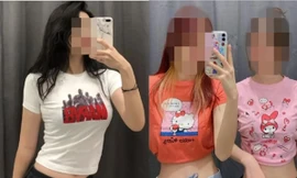 Phản đối trào lưu thời trang kỳ quặc, Uniqlo ở Trung Quốc cấm người lớn mặc thử đồ trẻ em