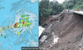 Áp thấp đã mạnh lên thành bão Goni, nguy cơ thành bão dữ, tiếp tục hướng tới Việt Nam