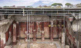 Phát hiện bức bích họa khổng lồ tái hiện nghi lễ gia nhập giáo phái cổ xưa