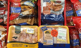 Thịt gà Mỹ và trong nước giảm giá so với năm ngoái