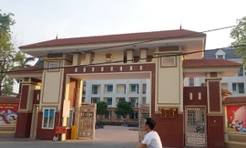 UBND huyện Vĩnh Tường, nơi Công an tỉnh Vĩnh Phúc bắt quả tang bà Kim Anh nhận tiền