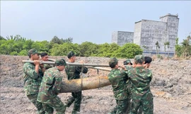 Xử lý quả bom nặng hơn 200kg ở Bình Phước