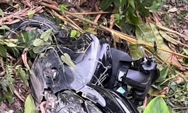 2 người đi xe máy lao xuống vực ở Tam Đảo