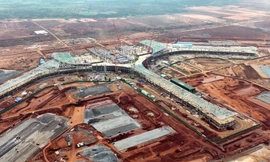 Hình ảnh đại công trường sân bay Long Thành những ngày đầu năm 2025