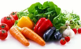 Thực phẩm thực vật tươi sống.