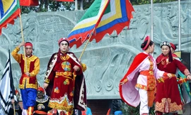 Ngàn người đến xem 'Vua Quang Trung' oai phong ra trận