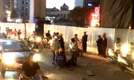 Hiện trường vụ việc.