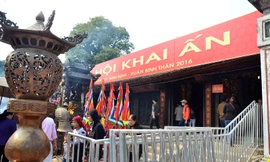 Năm nay phát ấn đền Trần sớm hơn 30 phút