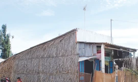 Ngôi nhà cô Thạch Thị Mỹ Hướng- nạn nhân bị cưỡng bức trong đường dây đẻ thuê tại Thái Lan