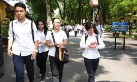 Học sinh dự thi tốt nghiệp THPT năm 2014. Ảnh minh họa: Đỗ Hợp