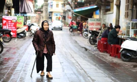 Con đường đá xanh trở thành một phần không thể thiếu trong cuộc đời bà Thanh (96 tuổi)