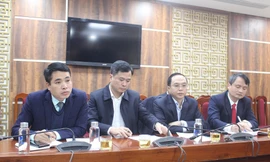 Đại diện Sở Thông tin và Truyền thông, Ban Tổ chức Tỉnh ủy, Sở Nội vụ, Ban Tuyên Giáo Tỉnh ủy Bắc Ninh thông tin về việc bổ nhiệm ông Nguyễn Nhân Chinh