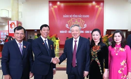 Ông Nguyễn Hòa Bình, Bí thư Trung ương Đảng, Chánh án Tòa án nhân dân Tối cao. Ảnh Như Ý