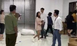 Lực lượng Cục QLTT tỉnh Bắc Ninh kiểm tra kho hàng