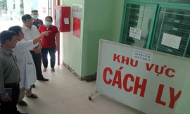 Một khu vục cách ly tại tỉnh Bắc Giang