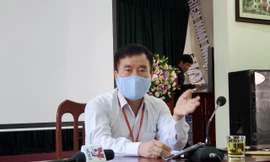 Ông Nguyễn Chí Hành, Phó Giám đốc Sở Y tế tỉnh Bắc Ninh thông tin đến báo chí về việc mua hệ thống Realtime PCR tự động hoàn toàn